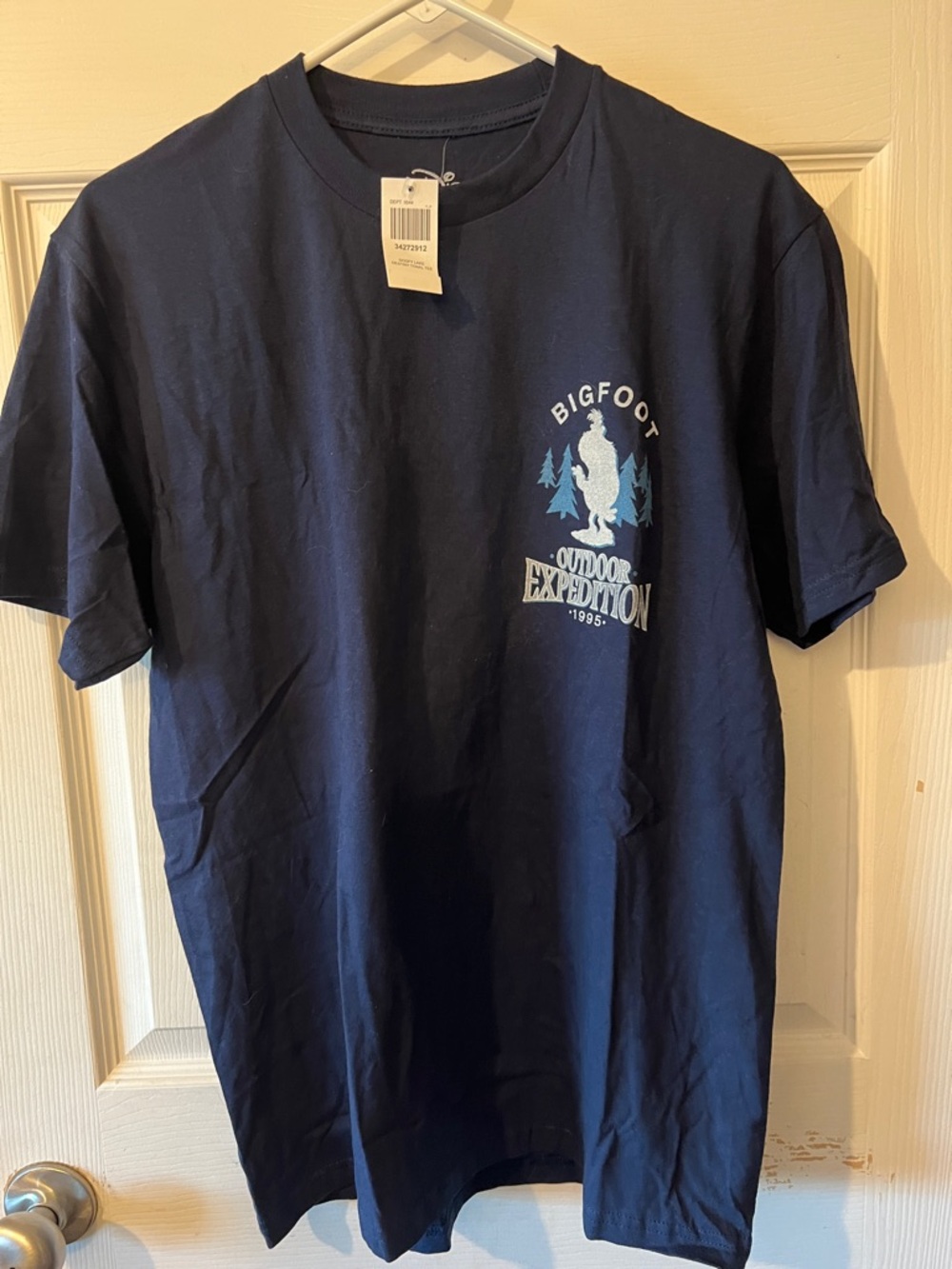 Disney Bigfoot Outdoor Expedition Navy Short Sleeve Tee